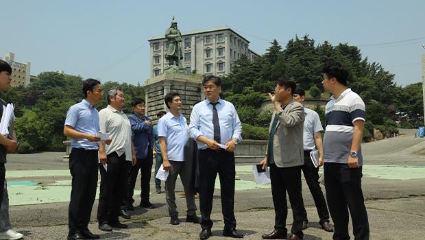 New INU President Injae Lee Conducts On-Site Inspe 대표이미지